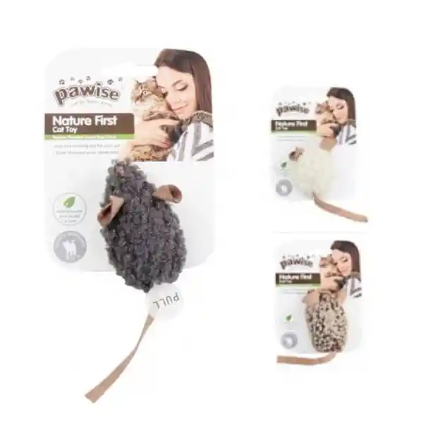Pawise Juguete Ratón Sencillo de Sonido Para Gato