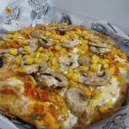 Pizza Pollo Champiñones Pequeña