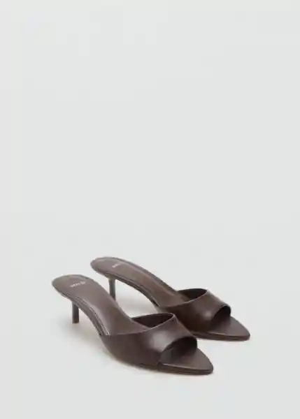 Sandalias Pepa Burdeos Talla 38 Mujer Mango