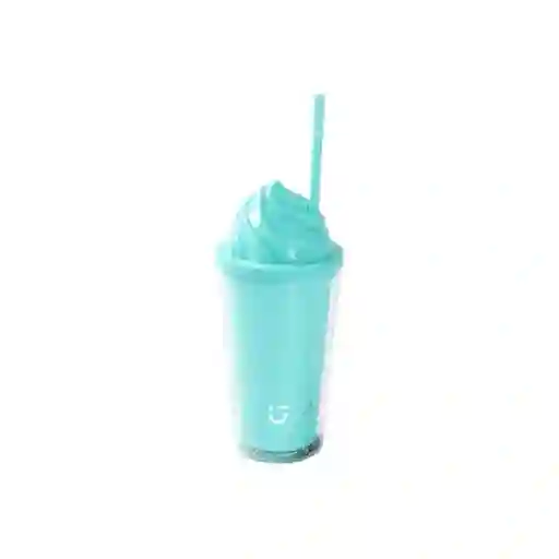 Vaso Plástico Con Pitillo de Verde 480 mL Serie Miniso