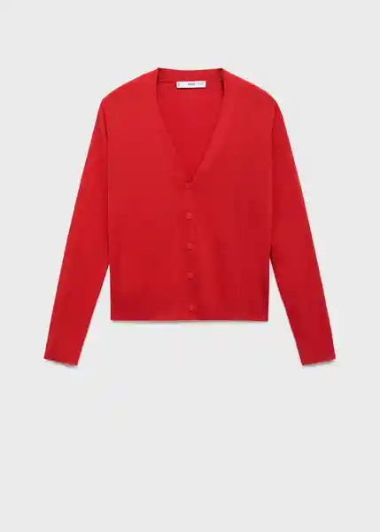 Cárdigan Luccav Pimenton Talla XS Mujer Mango