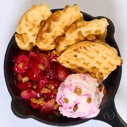 Waffle Frutos Rojos