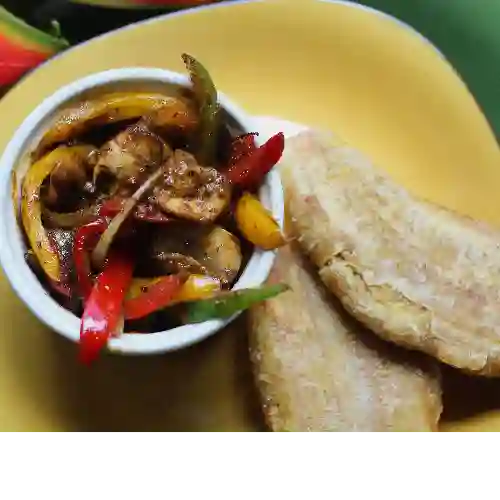 Patacónes con Setas Al Jerk