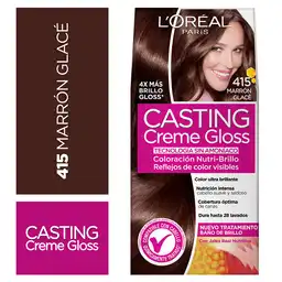 L´oréal París tinte permanente en crema tono marron glace 415