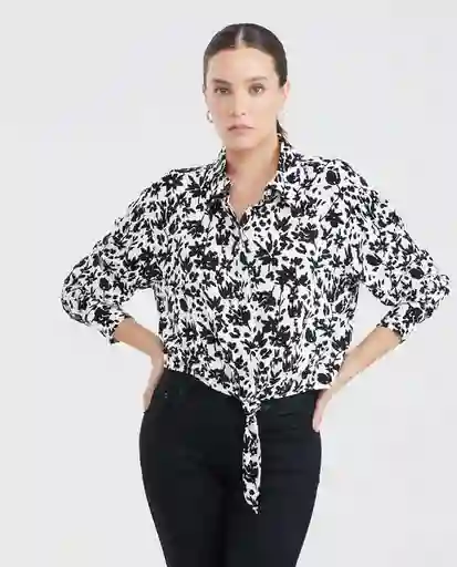 Camiseta Front Knotted Crudo Cannoli Claro T. L Chevignon