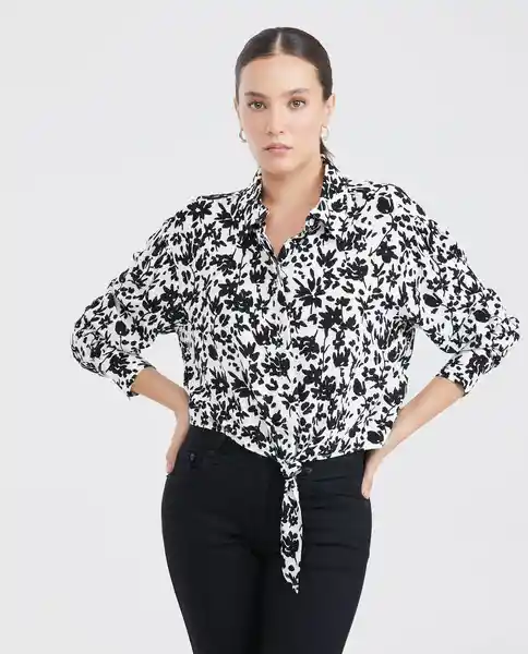 Camiseta Front Knotted Crudo Cannoli Claro T. L Chevignon