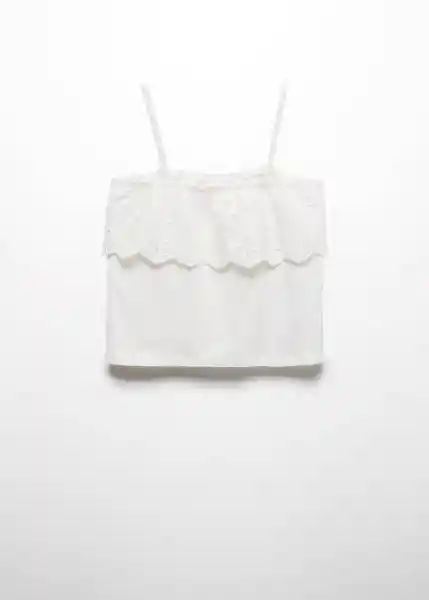 Camiseta Mirta Offwhite Talla 10 Niña Mango