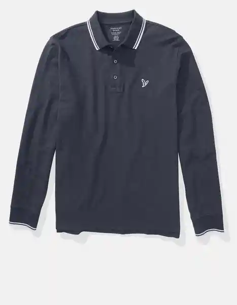 Polo Hombre Azul Talla: MEDIUM 3079472 American Eagle