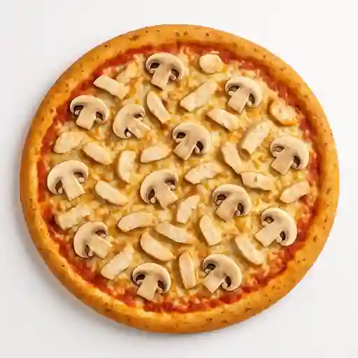 Pizza 35 Cm Pollo Mas Champiñon