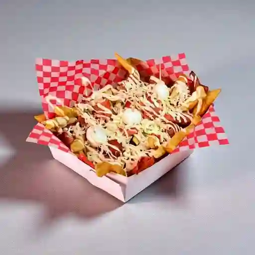 Salchipapa Mixta