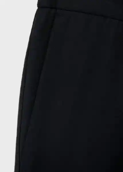 Pantalón Vulcano Negro Talla 44 Hombre Mango