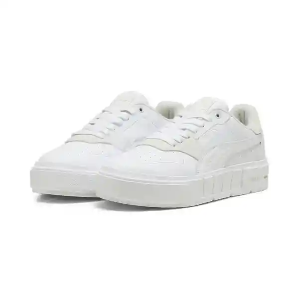 Puma Zapatos Cali Court Pure Luxe Wns Para Mujer Blanco Talla 8