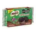 Galletas de chocolate MILO Choco Intense rellenas con crema 10 Unds x 360g