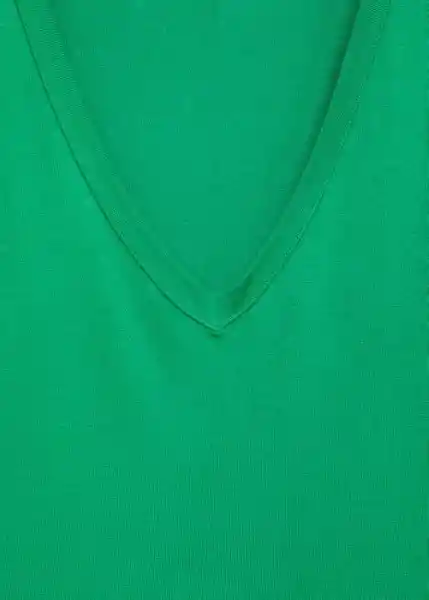 Camiseta Vispi Verde Talla S Mujer Mango