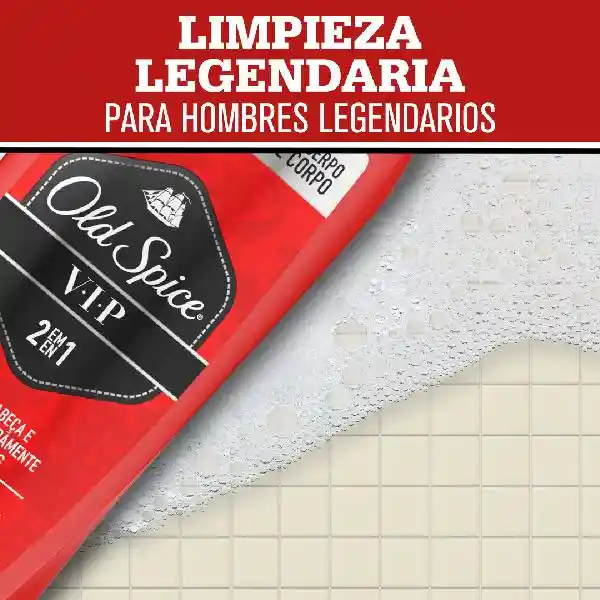 Old Spice Jabón Líquido VIP 2 en 1