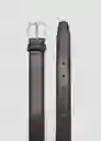 Cinturón Basico Marron Talla 91 Hombre Mango