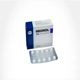 Medrol Pfizer 4 Mg 50 Tabletas 3 +