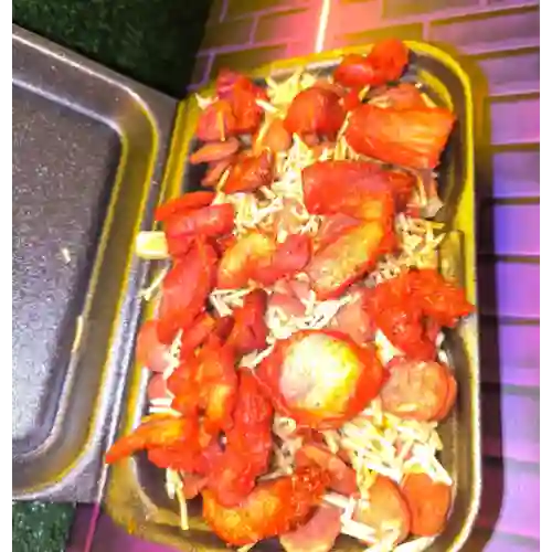 Salchipapa Especial de Costilla