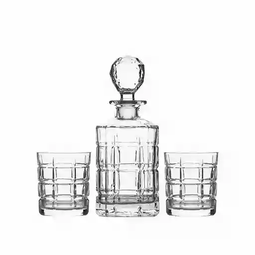 Set Licorera y Vasos Para Licor Ezra Ambiente Gourmet