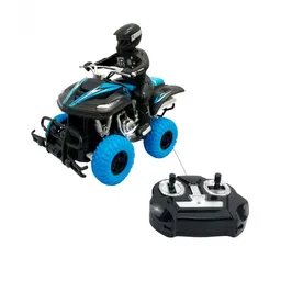 Toy Logic Moto Radio Control Four Wheels Azul Batería Recargable