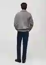 Buzo Sudadera Marcp Antracita Talla XL Hombre Mango