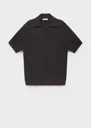 Camiseta Polo Splash Antracita Talla XXL Hombre Mango