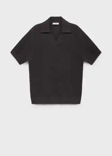 Camiseta Polo Splash Antracita Talla XXL Hombre Mango