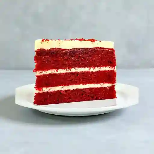 Porción de Torta de Red Velvet