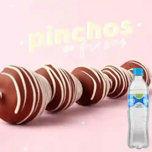 Combo Pincho de Fresa + Brisa Sin Gas 600ML