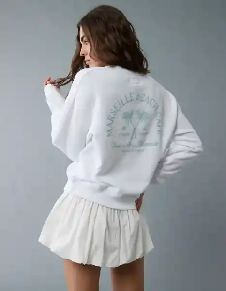 Buzo Mujer Blanco Talla: X-SMALL 2575100 American Eagle