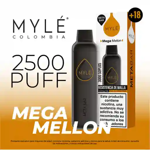 MYLE Vape Mega Melon 2500 Puff 5%