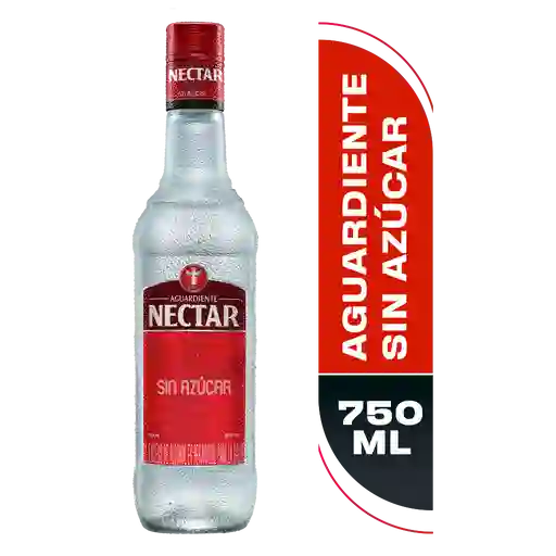 Aguardiente Nectar Rojo Sin Azucar 750 ml
