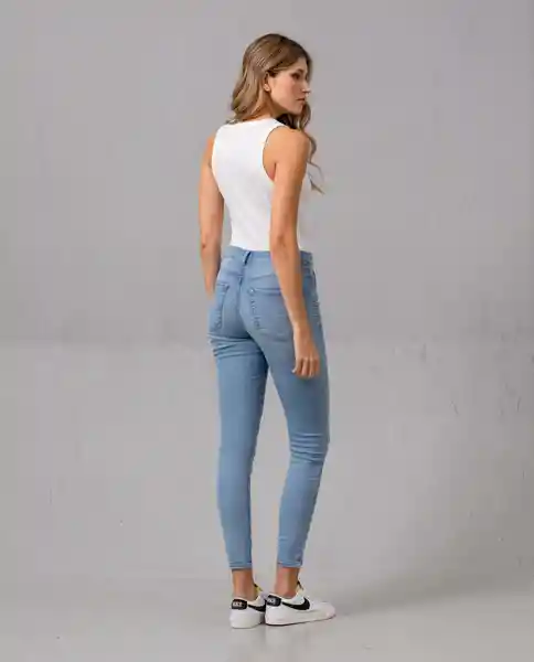 Jean Skinny Mujer Azul Nube Claro T 4 48616 Rifle