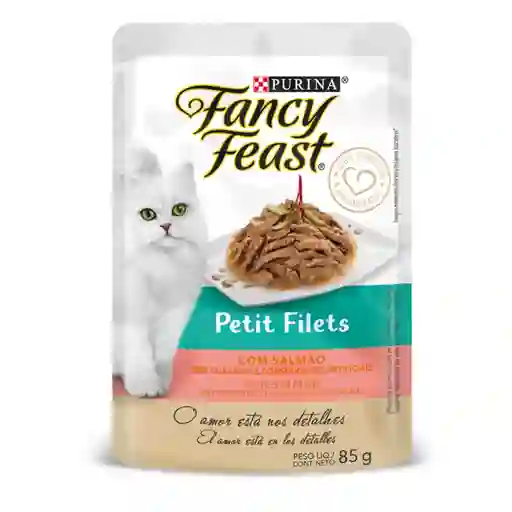 Fancy Feast Alimento Húmedo Gato Pouch Petit Filets Salmón