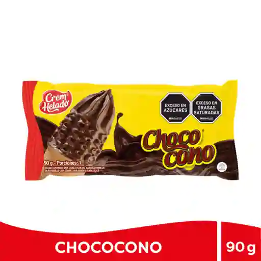 Chococono Helado Cubierto de Chocolate Sabor a Vainilla