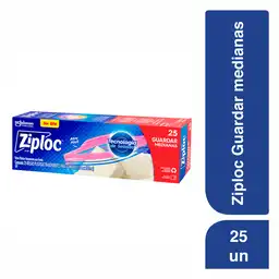 Ziploc Bolsa Reutilizable para Guardar Medianas 25 piezas