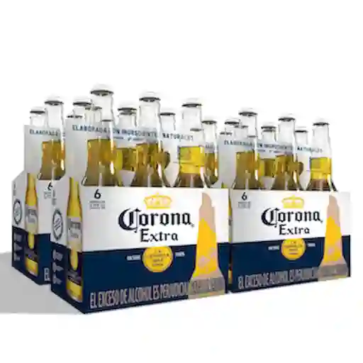 Corona Pack Cerveza Extra Botella