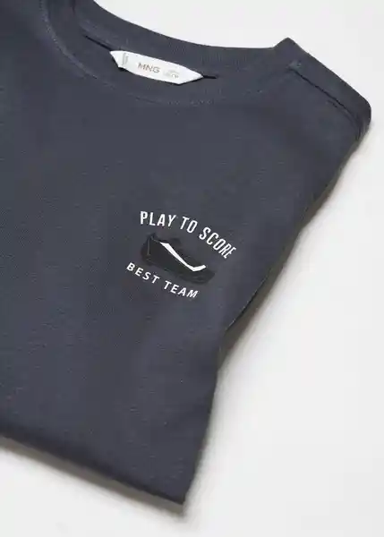 Camiseta Score Antracita Talla 06 Niños Mango