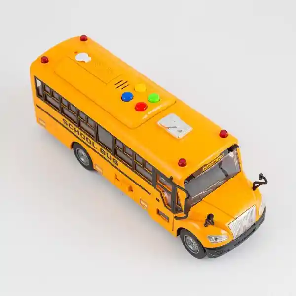 Maypa Bus Escolar Con Luz y Sonido Naranja 31 x 11 cm