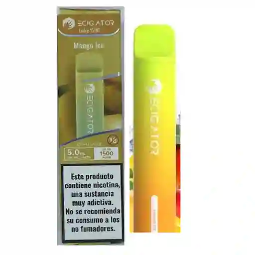 Ecigator Vapeador Mango Ice 1500 Puffs 5%
