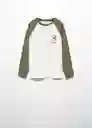 Camiseta Rang Khaki Talla 12 Niños Mango