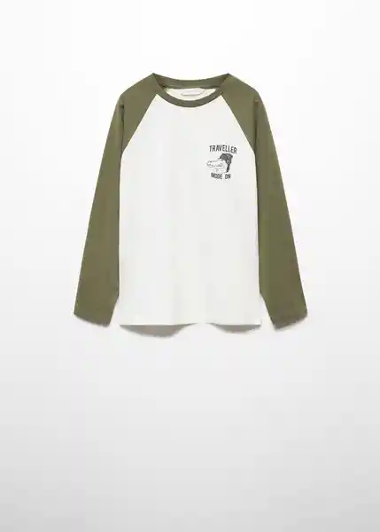 Camiseta Rang Khaki Talla 12 Niños Mango