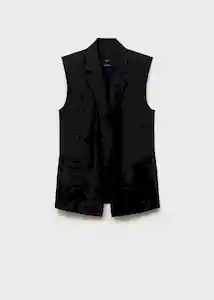 Blazer Americana Boreli 2 Negro Talla M Mujer Mango