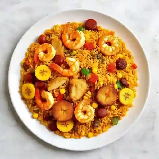 Arroz Paisa Especial Con Camarones