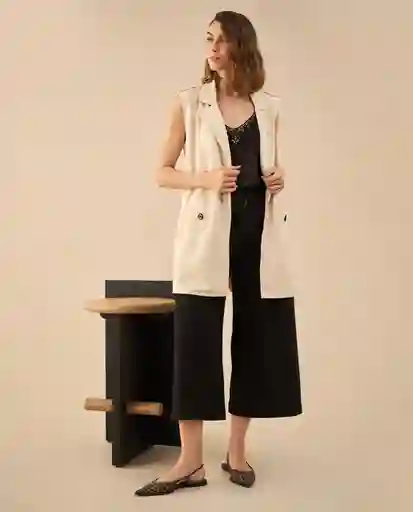 Chaqueta Beige Caqui Medio Talla S 622G200 Esprit
