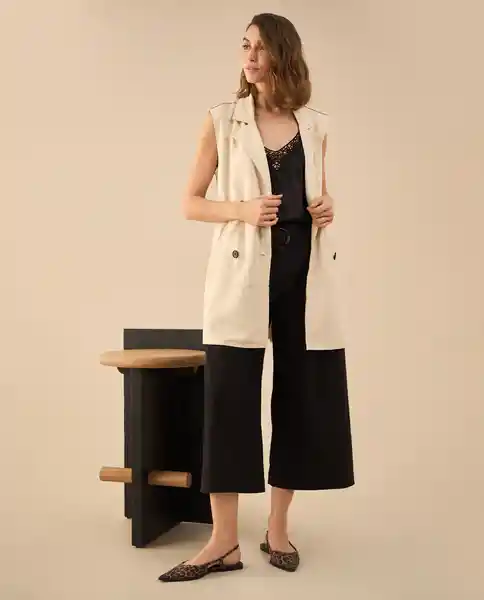 Chaqueta Beige Caqui Medio Talla S 622G200 Esprit