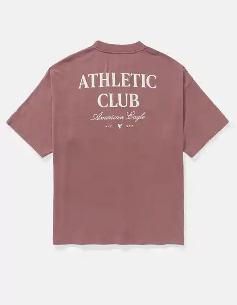 Camiseta Hombre Vinotinto Talla Medium 4681614 American Eagle