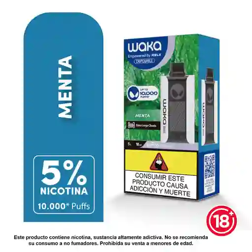 WAKA Vape SoPro 10.000 Fresh Mint 5% 10.000 Puffs