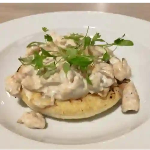 Arepa de Pollo y Champiñones