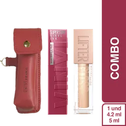 Combo Porta Labial + Lifter Gloss Sun + Vinyl Ink Coy